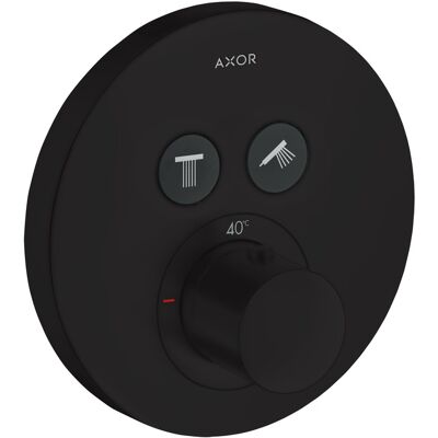 Hansgrohe Axor Starck Showerselect Thermostat - Schwarz Matt - Duschthermostat Hansgrohe Axor Starck Showerselect Thermostat - Schwarz Matt - Duschthermostat