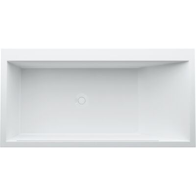 Laufen Mineralbadewanne - 1700x860mm, LED Überlauf, weiß Laufen Mineralbadewanne - 1700x860mm, LED Überlauf, weiß
