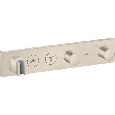 Hansgrohe Axor ShowerSolutions Thermostatmodul - Brushed Nickel - Unterputz Hansgrohe Axor ShowerSolutions Thermostatmodul - Brushed Nickel - Unterputz