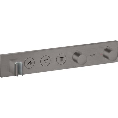 Hansgrohe Axor Thermostatmodul - ShowerSolutions - 530/90 - Schwarz gebürstet Hansgrohe Axor Thermostatmodul - ShowerSolutions - 530/90 - Schwarz gebürstet