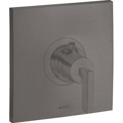 Hansgrohe Axor Citterio Thermostat - Hochdurchfluss 59 l/min, Schwarz Chrome - Badarmatur Hansgrohe Axor Citterio Thermostat - Hochdurchfluss 59 l/min, Schwarz Chrome - Badarmatur