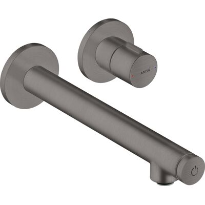 Hansgrohe AXOR Uno Select Wandmontierter Waschtischmischer - Brushed Black Chrome Hansgrohe AXOR Uno Select Wandmontierter Waschtischmischer - Brushed Black Chrome