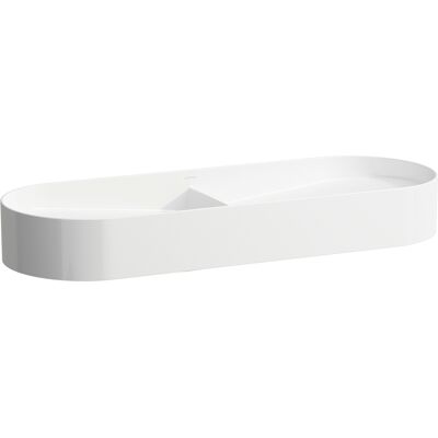 Laufen Sonar Doppelwaschtisch - Saphirkeramik, ohne Hahnloch, 1000x370mm Laufen Sonar Doppelwaschtisch - Saphirkeramik, ohne Hahnloch, 1000x370mm