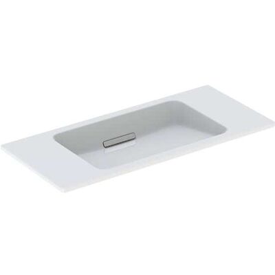 Geberit Weiß Wand-Waschtisch - 90x40cm - Ohne Hahnloch - KeraTect Geberit Weiß Wand-Waschtisch - 90x40cm - Ohne Hahnloch - KeraTect
