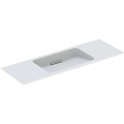 Geberit One Wandwaschbecken - Kompakt, Weiß, Horizontaler Abgang Geberit One Wandwaschbecken - Kompakt, Weiß, Horizontaler Abgang