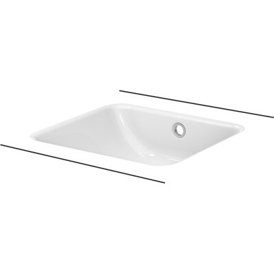 Bette A135 Weiß - Waschtisch Bette A135 Weiß - Waschtisch