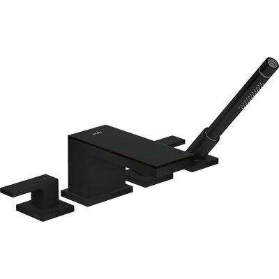 Hansgrohe Axor MyEdition Badewannenarmatur - 4-Loch, Schwarz Hansgrohe Axor MyEdition Badewannenarmatur - 4-Loch, Schwarz