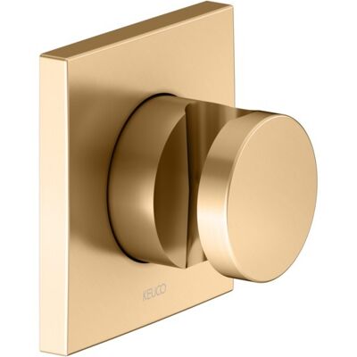 KEUCO IXMO Wandbrausehalter - Eckig, Gold Finish, Links/Rechts KEUCO IXMO Wandbrausehalter - Eckig, Gold Finish, Links/Rechts