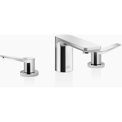 DORNBRACHT Lissé Armatur - Chrom, 130mm Auslauf, 3-Loch, bleifrei - für Überlauf DORNBRACHT Lissé Armatur - Chrom, 130mm Auslauf, 3-Loch, bleifrei - für Überlauf