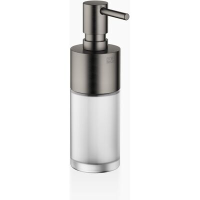 Dornbracht Spender - Kristallglasflasche, Mattes Dark Platinum - Spender Dornbracht Spender - Kristallglasflasche, Mattes Dark Platinum - Spender