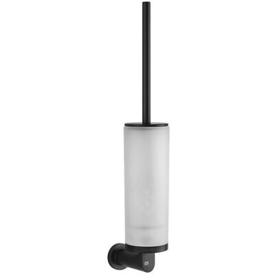 Gessi Emporio Toilettenbürstengarnitur - Satiniertes Glas - Schwarz - 38821 Gessi Emporio Toilettenbürstengarnitur - Satiniertes Glas - Schwarz - 38821