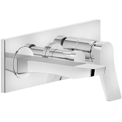 Gessi Rilievo - Fertigmontageset für Einhebelmischer mit festem Wannenauslauf & 2-Wege Umstellung Gessi Rilievo - Fertigmontageset für Einhebelmischer mit festem Wannenauslauf & 2-Wege Umstellung