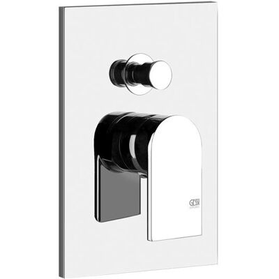 Gessi Emporio Via Manzoni Fertigmontageset - Automatischer Umsteller - Für Wanne oder Dusche Gessi Emporio Via Manzoni Fertigmontageset - Automatischer Umsteller - Für Wanne oder Dusche
