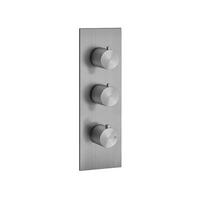Gessi 316 Vertikales Unterputz-Thermostat-Set - Kupfer Gessi 316 Vertikales Unterputz-Thermostat-Set - Kupfer