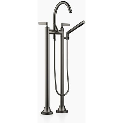 Dornbracht VAIA Wannen-Zweilochbatterie, freistehende Montage, Handbrausegarnitur, Hebelgriff, Ausladung 221mm, 25943819-99 Dornbracht VAIA Wannen-Zweilochbatterie, freistehende Montage, Handbrausegarnitur, Hebelgriff, Ausladung 221mm, 25943819-99