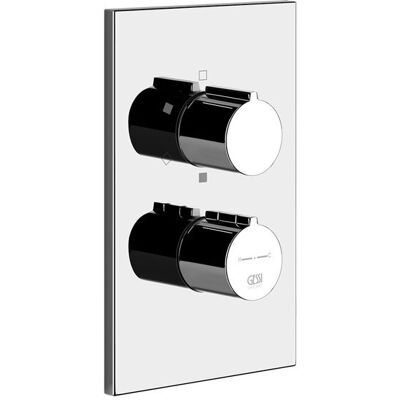 Gessi Emporio Via Tortona Fertigmontageset - Thermostat - Finox Optik Gessi Emporio Via Tortona Fertigmontageset - Thermostat - Finox Optik