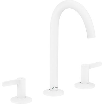 Hansgrohe AXOR One 3-Loch Waschtischarmatur - Weiß Matt Hansgrohe AXOR One 3-Loch Waschtischarmatur - Weiß Matt