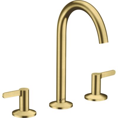 Hansgrohe AXOR One 3-Loch Waschtischarmatur - Brushed Brass Hansgrohe AXOR One 3-Loch Waschtischarmatur - Brushed Brass