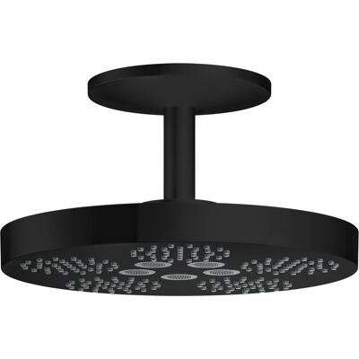 Hansgrohe AXOR One Duschkopf 280 - Schwarz Matt - 2 Strahlarten Hansgrohe AXOR One Duschkopf 280 - Schwarz Matt - 2 Strahlarten