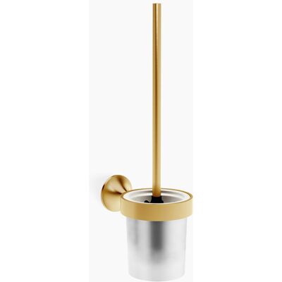Dornbracht Vaia WC-Bürstengarnitur - Wandmodell, Kristallglas, matt, Ausladung 158 mm Dornbracht Vaia WC-Bürstengarnitur - Wandmodell, Kristallglas, matt, Ausladung 158 mm