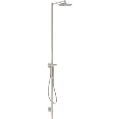 HANSGROHE Axor Starck Nature Duschsäule Set - Wandmontage, 240mm, PowderRain, Edelstahl-Optik HANSGROHE Axor Starck Nature Duschsäule Set - Wandmontage, 240mm, PowderRain, Edelstahl-Optik