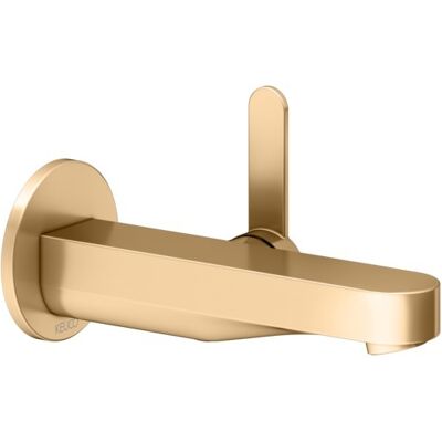 KEUCO Gebürstetes Messing IXMO Flat Wandmontage Einhebelmischer - Wasserhahn KEUCO Gebürstetes Messing IXMO Flat Wandmontage Einhebelmischer - Wasserhahn