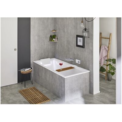 Riho Still Square Badewanne - 170x75cm mit LED & Kopfstütze Riho Still Square Badewanne - 170x75cm mit LED & Kopfstütze