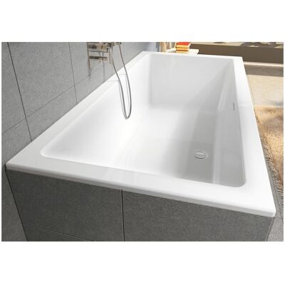Riho Rethink Cubic Badewanne - 170x75 cm, Weiß, Joy-System Riho Rethink Cubic Badewanne - 170x75 cm, Weiß, Joy-System