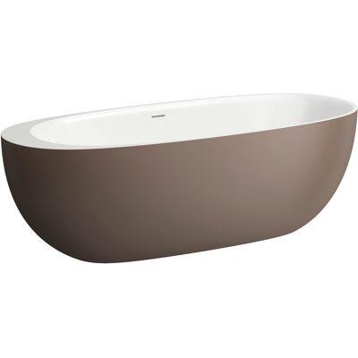 LAUFEN Il Bagno Alessi - Freistehende ovale Badewanne - Mineralguss, 1850x800mm LAUFEN Il Bagno Alessi - Freistehende ovale Badewanne - Mineralguss, 1850x800mm