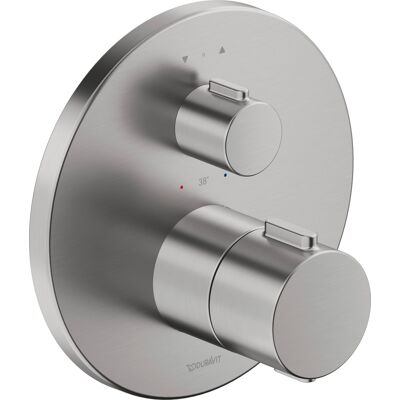 DURAVIT Modell TH42000140 - Rundes Thermostatarmatur mit zwei Griffen DURAVIT Modell TH42000140 - Rundes Thermostatarmatur mit zwei Griffen