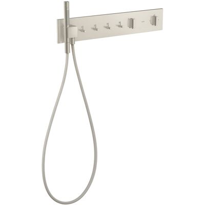 Hansgrohe Duschthermostat Modul - Edelstahl-Optik - Für 4 Nutzer Hansgrohe Duschthermostat Modul - Edelstahl-Optik - Für 4 Nutzer
