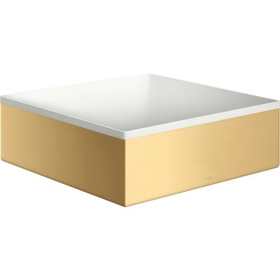 Hansgrohe AXOR Quadratische Waschtisch - SolidSurface, Brushed Gold, 285x285mm Hansgrohe AXOR Quadratische Waschtisch - SolidSurface, Brushed Gold, 285x285mm