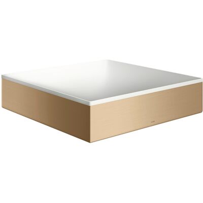 Hansgrohe AXOR Suite Quadratischer 400x400mm SolidSurface Brushed Bronze - Waschtisch Hansgrohe AXOR Suite Quadratischer 400x400mm SolidSurface Brushed Bronze - Waschtisch