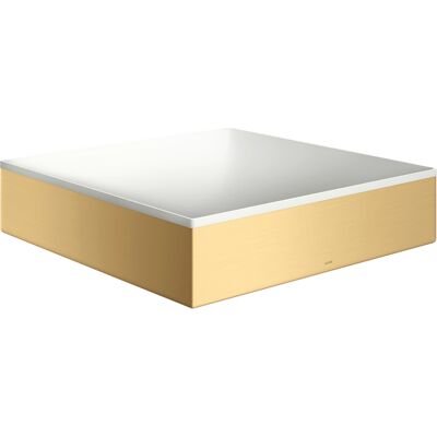 Hansgrohe AXOR Suite Aufsatzwaschtisch, eckig, 400x400mm, mit Metallrahmen, ohne Überlauf, SOLIDSurface, 42003250 Hansgrohe AXOR Suite Aufsatzwaschtisch, eckig, 400x400mm, mit Metallrahmen, ohne Überlauf, SOLIDSurface, 42003250