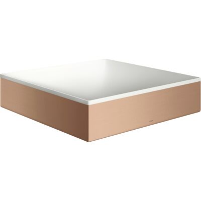 Hansgrohe AXOR Suite Aufsatzwaschtisch, eckig, 400x400mm, mit Metallrahmen, ohne Überlauf, SOLIDSurface, 42003310 Hansgrohe AXOR Suite Aufsatzwaschtisch, eckig, 400x400mm, mit Metallrahmen, ohne Überlauf, SOLIDSurface, 42003310