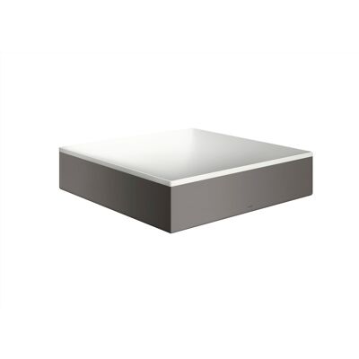 Hansgrohe AXOR Suite Aufsatzwaschtisch, eckig, 400x400mm, mit Metallrahmen, ohne Überlauf, SOLIDSurface, 42003340 Hansgrohe AXOR Suite Aufsatzwaschtisch, eckig, 400x400mm, mit Metallrahmen, ohne Überlauf, SOLIDSurface, 42003340