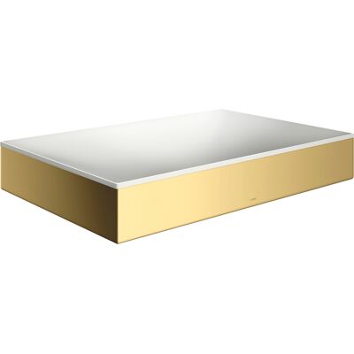 Hansgrohe AXOR Modell 42004990 - Quadratischer Waschtisch mit Metallrahmen Hansgrohe AXOR Modell 42004990 - Quadratischer Waschtisch mit Metallrahmen