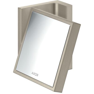 Hansgrohe AXOR Universal Rechteckiger Rasierspiegel - 1,7x Vergrößerung Hansgrohe AXOR Universal Rechteckiger Rasierspiegel - 1,7x Vergrößerung