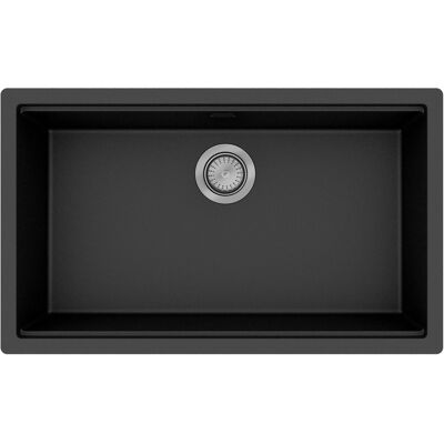 Hansgrohe S53 Unterbauspüle - SilicaTec 700x400mm, Graphitschwarz Hansgrohe S53 Unterbauspüle - SilicaTec 700x400mm, Graphitschwarz