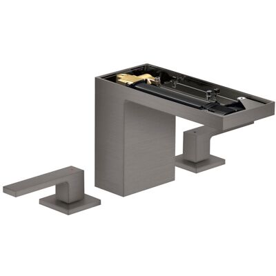 Hansgrohe AXOR MyEdition 3-Loch Waschtischmischer - Brushed Black Chrome Hansgrohe AXOR MyEdition 3-Loch Waschtischmischer - Brushed Black Chrome