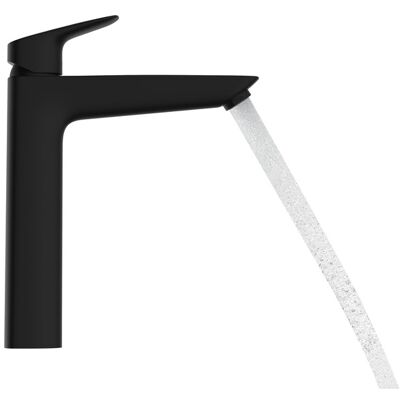 Hansgrohe Logis Waschtischmischer, ComfortZone190, Zugstangen Ablaufgarnitur, Ausladung 166mm, 71090670 Hansgrohe Logis Waschtischmischer, ComfortZone190, Zugstangen Ablaufgarnitur, Ausladung 166mm, 71090670