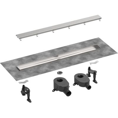 Hansgrohe RainDrain Go1200 Edelstahl Duschrinne - Duschrinne Hansgrohe RainDrain Go1200 Edelstahl Duschrinne - Duschrinne