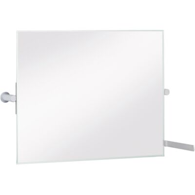 KEUCO Wandspiegel - 34986 - Hochwertiger Kristall, Verstellbar, Aluminium-Finish KEUCO Wandspiegel - 34986 - Hochwertiger Kristall, Verstellbar, Aluminium-Finish