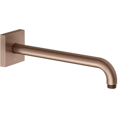 KEUCO Universal Brausearm 300 mm, rotgold gebürstet, Wandanschluss, eckige Rosette KEUCO Universal Brausearm 300 mm, rotgold gebürstet, Wandanschluss, eckige Rosette