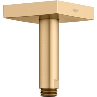 KEUCO Deckenmontage Brausearm Brushed Brass - Badezimmer Arm KEUCO Deckenmontage Brausearm Brushed Brass - Badezimmer Arm