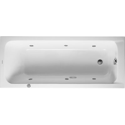 Duravit D-Code Whirlpool-Badewanne - Rechteckig, 110L Kapazität Duravit D-Code Whirlpool-Badewanne - Rechteckig, 110L Kapazität