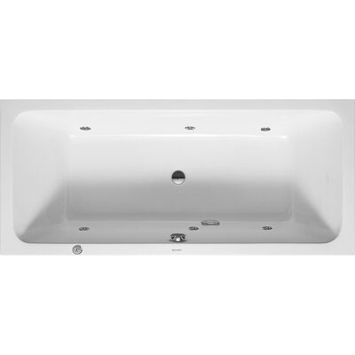 Duravit D-Code Whirlwanne - 1800x800mm, 2 Rückenlehnen, Weiß Duravit D-Code Whirlwanne - 1800x800mm, 2 Rückenlehnen, Weiß