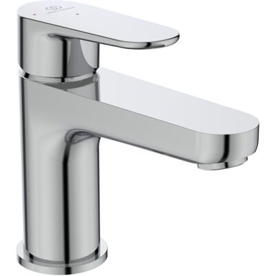 Ideal Standard O Einhebel-Waschtischarmatur, BlueStart, ohne Ablaufgarnitur, Ausladung 114mm, chrom, BC697AA Ideal Standard O Einhebel-Waschtischarmatur, BlueStart, ohne Ablaufgarnitur, Ausladung 114mm, chrom, BC697AA
