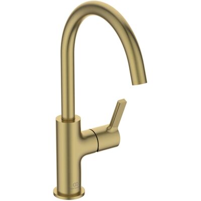 Ideal Standard - Brushed Gold Hochauslauf Waschtischarmatur - Badezimmer Typ Ideal Standard - Brushed Gold Hochauslauf Waschtischarmatur - Badezimmer Typ