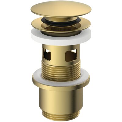 Ideal Standard - E1482A2 - Gebürstetes Gold - Overflow - Push-Open-Ventil Ideal Standard - E1482A2 - Gebürstetes Gold - Overflow - Push-Open-Ventil
